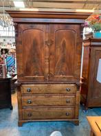 Kabinet W.R. Coysh cabinet maker Victoriaanse mahonie kast., Ophalen of Verzenden