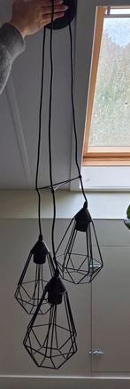 Hanglamp zwart, Huis en Inrichting, Ophalen, Gebruikt, Metaal, 50 tot 75 cm