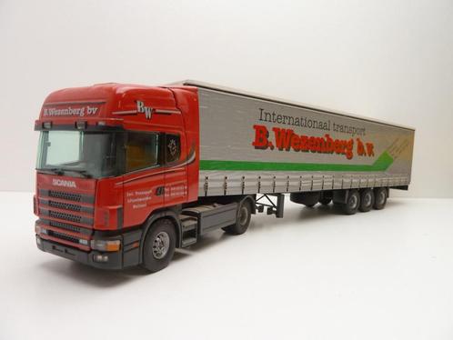 Scania 4  '' Wezenberg transport ''  Tekno, Hobby en Vrije tijd, Modelauto's | 1:50, Zo goed als nieuw, Bus of Vrachtwagen, Tekno