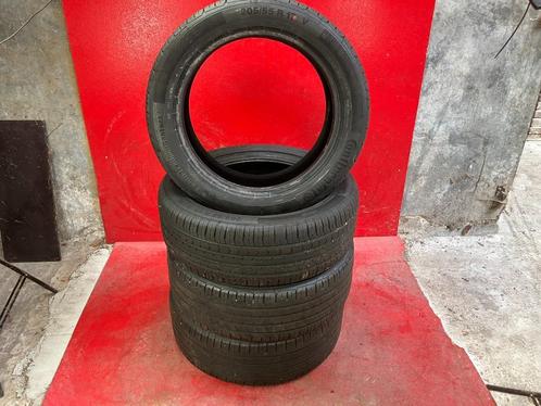 4 banden 205/55R17 continental 2x nieuw 2x gebruikt, Auto-onderdelen, Banden en Velgen, Band(en), Zomerbanden, 17 inch, 205 mm