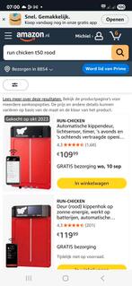 Kippenluik run chicken. Volledig automatisch, Dieren en Toebehoren, Ophalen of Verzenden, Zo goed als nieuw, Kippenhok of Kippenren
