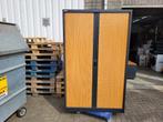 nieuwstaat metalen archiefkast met schuifdeuren + 2 sleutel, Ophalen, 100 tot 150 cm, Zo goed als nieuw, Met slot