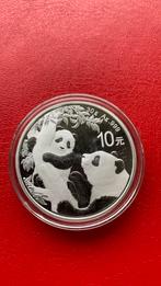 China 10 yuan 2021 Panda 30 g ag.999 zilver  in capsule, Oost-Azië, Ophalen of Verzenden