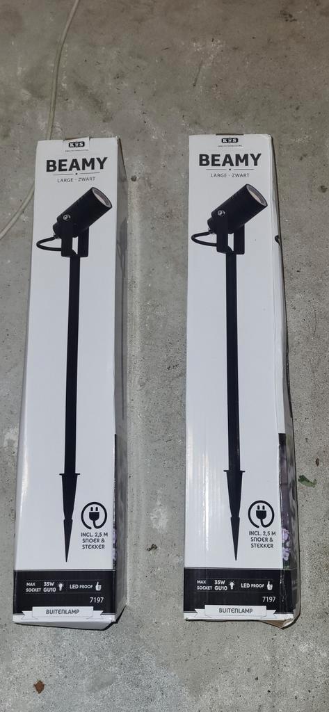 Beamy Tuinspot - Nieuw in doos!, Tuin en Terras, Buitenverlichting, Nieuw, Spots, Overige materialen, Minder dan 50 watt, Netvoeding