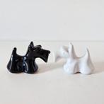vintage zout en peper stel scottish terriers black and white, Antiek en Kunst, Antiek | Porselein, Ophalen of Verzenden