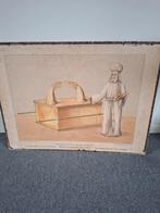 Prent van een Hogepriester en de Ark des Verbonds, Antiek en Kunst, Antiek | Schoolplaten, Ophalen of Verzenden, Geschiedenis