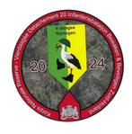 Sticker Natres Detachement Vierdaagse Nijmegen 2024, Ophalen of Verzenden, Landmacht, Nederland, Overige typen