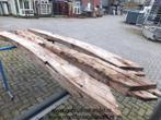 3 Oude Eiken balken, Binten 250cm, 12x22cm (a40)35, Ophalen, Gebruikt, Eiken, Balk