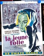 Filmposter La jeune folle / De dwaze maagd, Ophalen of Verzenden, Gebruikt, A1 t/m A3, Film en Tv