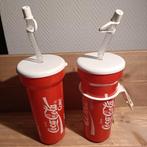 2x Coca Cola 
0,8L beker+deksel+rietje, Ophalen of Verzenden, Gebruikt, Gebruiksvoorwerp