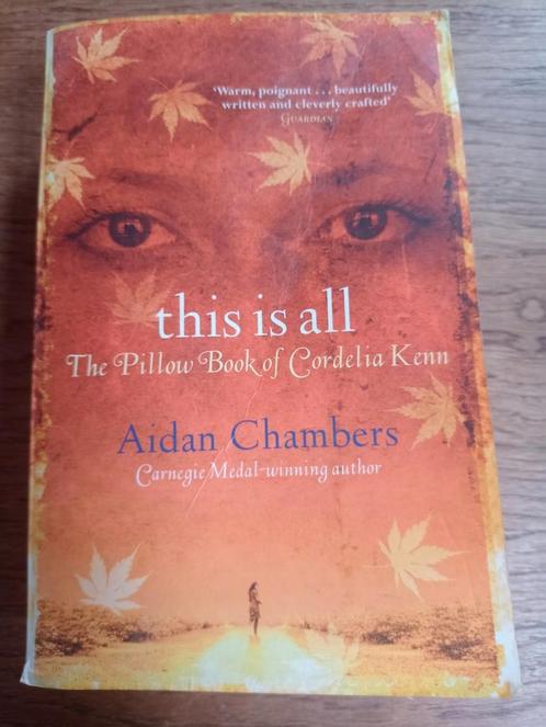 Aidan Chambers - This Is All, Boeken, Gedichten en Poëzie, Zo goed als nieuw, Ophalen of Verzenden