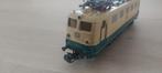 Märklin DB 141 015-8 e-loc beige/turquoise artnr 3034, Hobby en Vrije tijd, Wisselstroom, Locomotief, Ophalen of Verzenden, Zo goed als nieuw