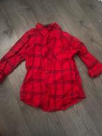 Houthakkers blouse rood, Maat 36 (S), Verzenden, Rood