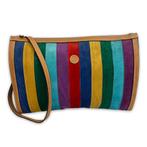 Fendi tas suède multicolor, Sieraden, Tassen en Uiterlijk, Tassen | Damestassen, Verzenden, Gebruikt, Overige kleuren, Schoudertasje