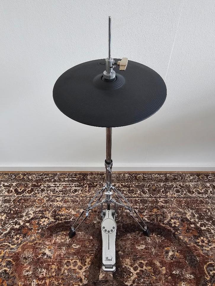 Roland VH-10 Hi-Hat + Pearl H-830 Stand | Drumstel | VH 10, Muziek en Instrumenten, Instrumenten | Onderdelen, Gebruikt, Drums of Percussie