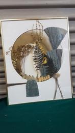 Schilderij gedroogde bloemen en bladeren in lijst, Ophalen of Verzenden, 'T Olde Gre-j, Info@toldegrej.nl, Endepoelstraat 20f Didam