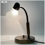 Siemens Jaren 30 Lamp Tafellamp Glazen kap, Gebruikt, Ophalen of Verzenden, Glas, Nb