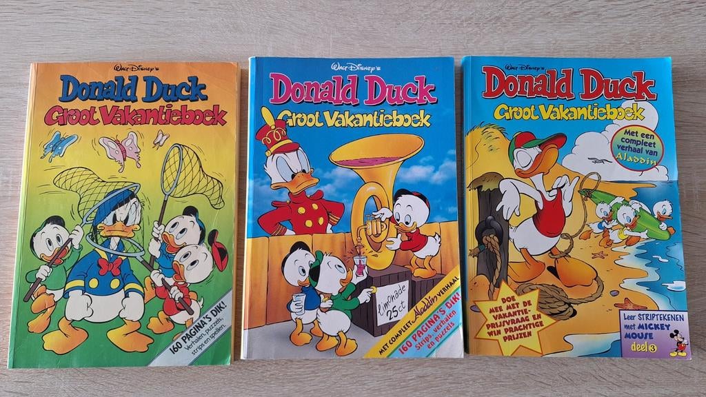 Donald Duck Groot Vakantieboek jaren 90, Boeken, Gelezen, Walt Disney, Europa, Ophalen of Verzenden