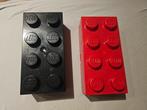 Lego lunchbox Brick 8  rood en zwart, Ophalen of Verzenden, Zo goed als nieuw