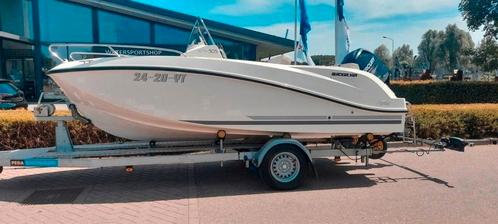 Quicksilver 505 active open 80 pk NIEUWSTAAT, Watersport en Boten, Vis- en Consoleboten, Zo goed als nieuw, Tot 10 pk, 3 tot 6 meter
