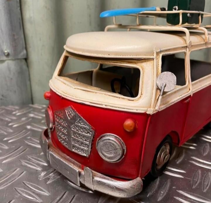 Blikken oldtimer busje T2 - VW surfbus, Huis en Inrichting, Woonaccessoires | Overige, Ophalen of Verzenden
