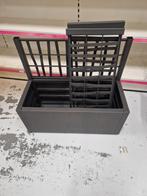 Vidaxl Plantenbak met Trellis - Zwart - 79x36x135cm, Tuin en Terras, Webshop@vidaxl.nl, Nieuw, Ophalen of Verzenden, Metaal