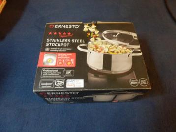 Ernesto Stainles steel Stockpot::::Nieuw in de verpakking. beschikbaar voor biedingen