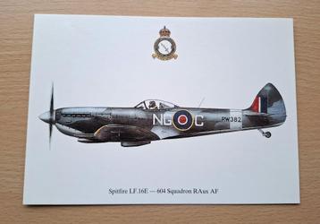 ansichtkaart Spitfire - WO-II beschikbaar voor biedingen