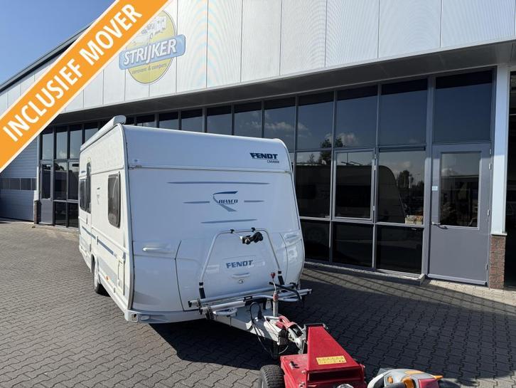 Fendt Bianco 445 TFB Fransbed 203cm + Luifel VEEL OPTIES !!, Caravans en Kamperen, Caravans, Bedrijf, tot en met 4, 1000 - 1250 kg