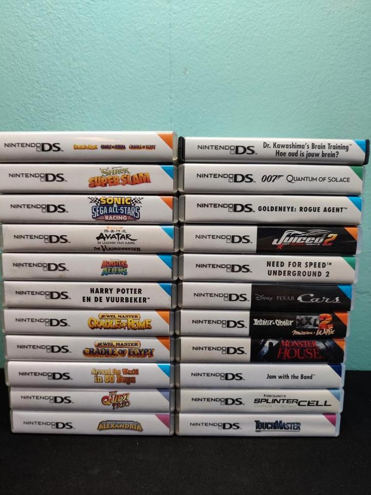 22 Nintendo DS Games - Diverse Collectie, Spelcomputers en Games, Games | Xbox 360, Gebruikt, Avontuur en Actie, 1 speler, Vanaf 7 jaar