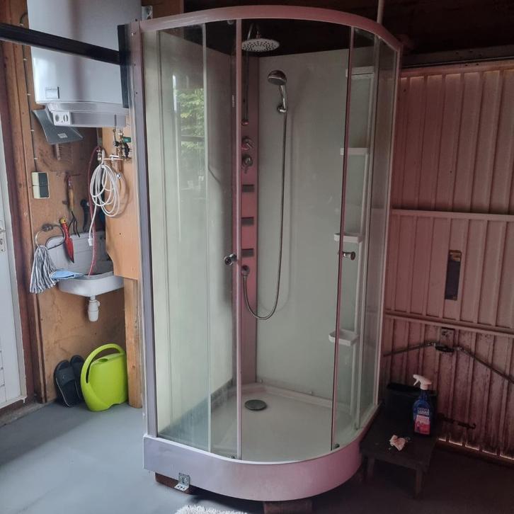 Nood Douche cabine, Doe-het-zelf en Verbouw, Sanitair, Gebruikt, Douche, Ophalen