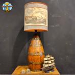 Antieke houten drijver lamp / haring visser breel Kip's Bay, Gebruiksvoorwerp, ., Zeilboot, Ophalen of Verzenden