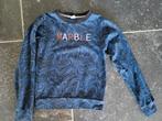Zeer nette longsleeve B.Nosy blauw/zwart maat 134/140, B.Nosy, Meisje, Ophalen of Verzenden, Zo goed als nieuw