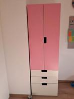 Roze met witte kledingkast Stuva Ikea, Ophalen, Gebruikt, 50 tot 70 cm, 105 cm of meer