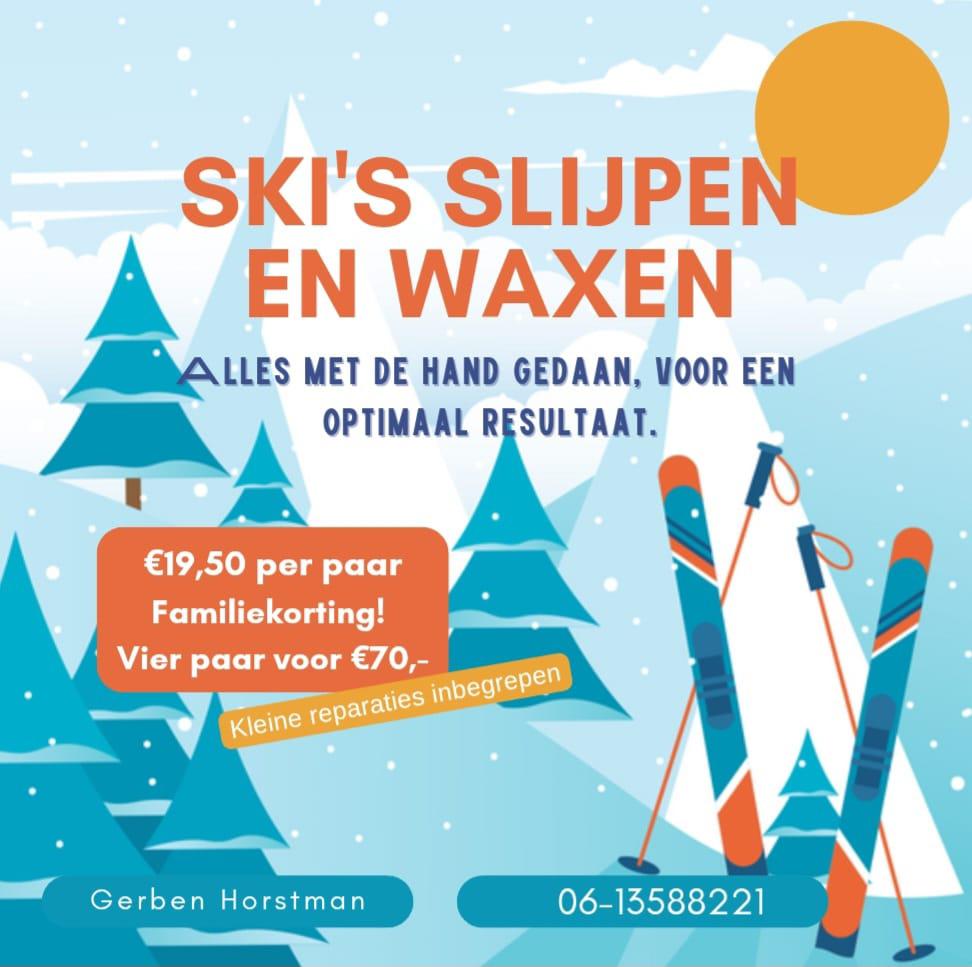 Ski’s of snowboard waxen en slijpen, 160 tot 180 cm, Zo goed als nieuw, Carve, Skiën