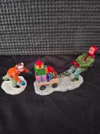 Lemax A Full Cart set of 2, Diversen, Kerst, Ophalen of Verzenden, Gebruikt