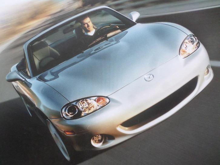 Mazda MX-5 NB 2001 Brochure, Boeken, Auto's | Folders en Tijdschriften, Zo goed als nieuw, Mazda, Verzenden