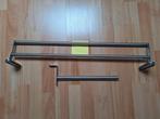 Handdoeken rek +toilet rol houder rvs, Ophalen of Verzenden, Zo goed als nieuw, Overige kleuren