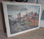 Schoolplaat - De mijn Maurits bij Sittard, Antiek en Kunst, Ophalen