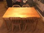Vintage mid century Pastoe eettafel en stoelen, Huis en Inrichting, Tafels | Eettafels, Ophalen, 50 tot 100 cm, Vijf personen of meer
