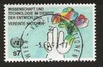 Verenigde Naties 20, hand met bloemen, Postzegels en Munten, Postzegels | Amerika, Verzenden, Noord-Amerika, Gestempeld