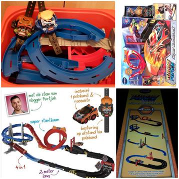 VTech Turbo Force Racebaan met 2 Horloges beschikbaar voor biedingen