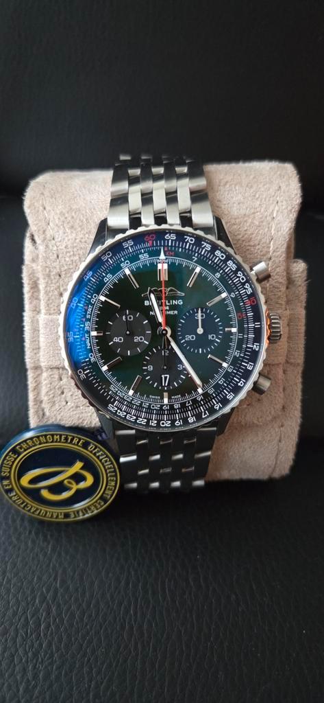 Breitling Navitimer B01 Chronograph 46 AB0137241L1A1, Sieraden, Tassen en Uiterlijk, Horloges | Heren, Nieuw, Polshorloge, Breitling