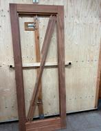 Houten Buitendeur met Driepuntslot - 91x231 cm, Doe-het-zelf en Verbouw, Deuren en Horren, Ophalen, 80 tot 100 cm, 215 cm of meer