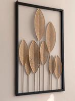 Gouden Bladeren Wanddecoratie, Ophalen of Verzenden, Zo goed als nieuw