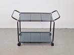 Vintage kri trolley gammelgaard bar cart ‘80 filigraan tafel, 50 tot 100 cm, N, Vintage, Ophalen of Verzenden