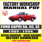 FORD Workshop SERVICE REPAIR MANUAL | PDF WeTransfer, Boeken, Auto's | Boeken, Ophalen of Verzenden, Nieuw, Ford