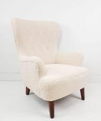 Vintage Artifort Theo Ruth heren fauteuil teddy nieuwe stof, -, -, 75 tot 100 cm, Ophalen of Verzenden