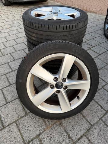 Volkswagen Polo 16 inch 5x100 velgen met zomerbanden beschikbaar voor biedingen