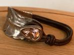 Zilveren Uno de 50 Armband met Zirkonia, Gebruikt, Overige kleuren, Ophalen of Verzenden, Met edelsteen
